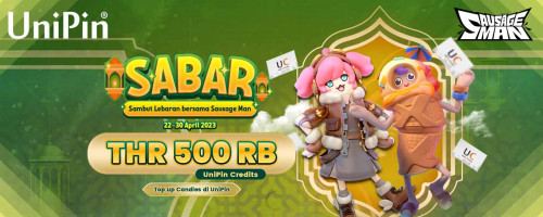 SABAR – Sambut Lebaran Bersama Sausage Man